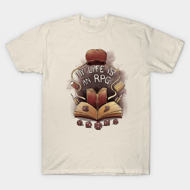 My life is an Rpg T-Shirt by Vallina84